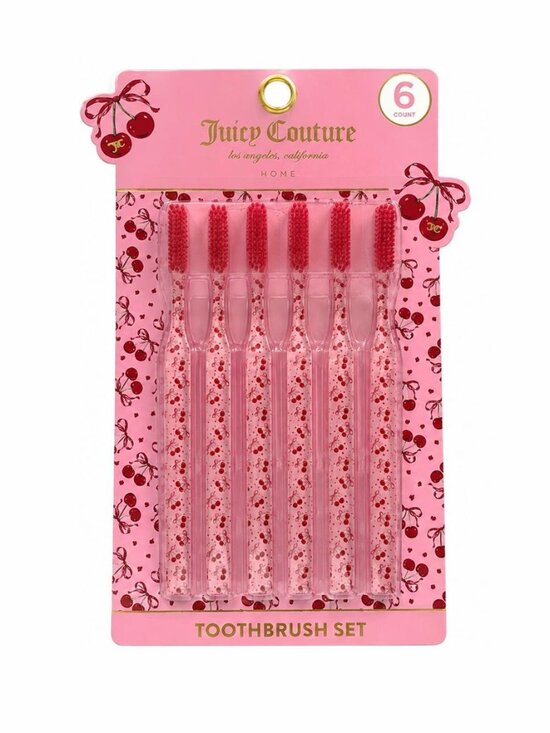 Juicy Couture Other - Juicy Couture Cherry Toothbrush Set of 6